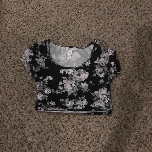 Floral Crop Top - Picture 1 of 2